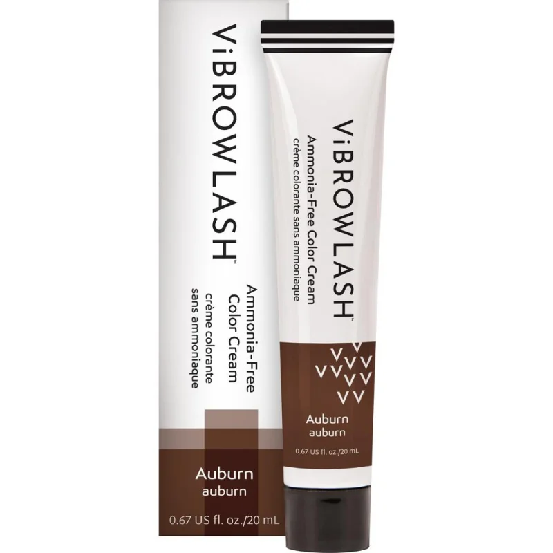 ViBrowLash - Auburn Lash & Brow Tint - Ammonia-Free Color Cream / 20mL.