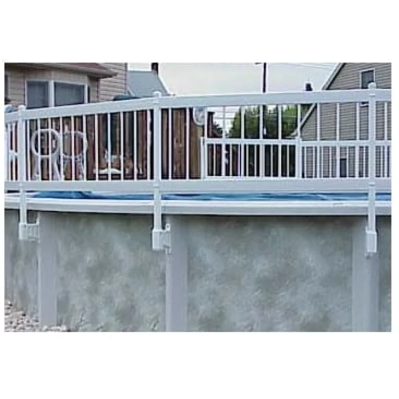 Vinyl Works Premium 24" 2-Section Fence Add-On Kit C, White | C24P2-W