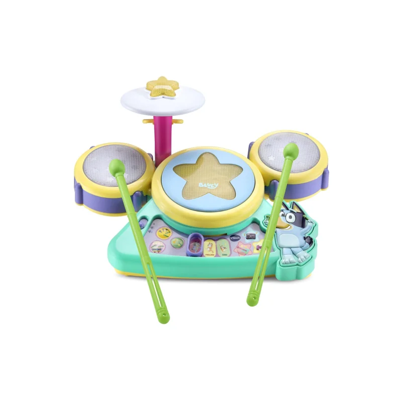 VTech Bluey Hooray Interactive Drum Set