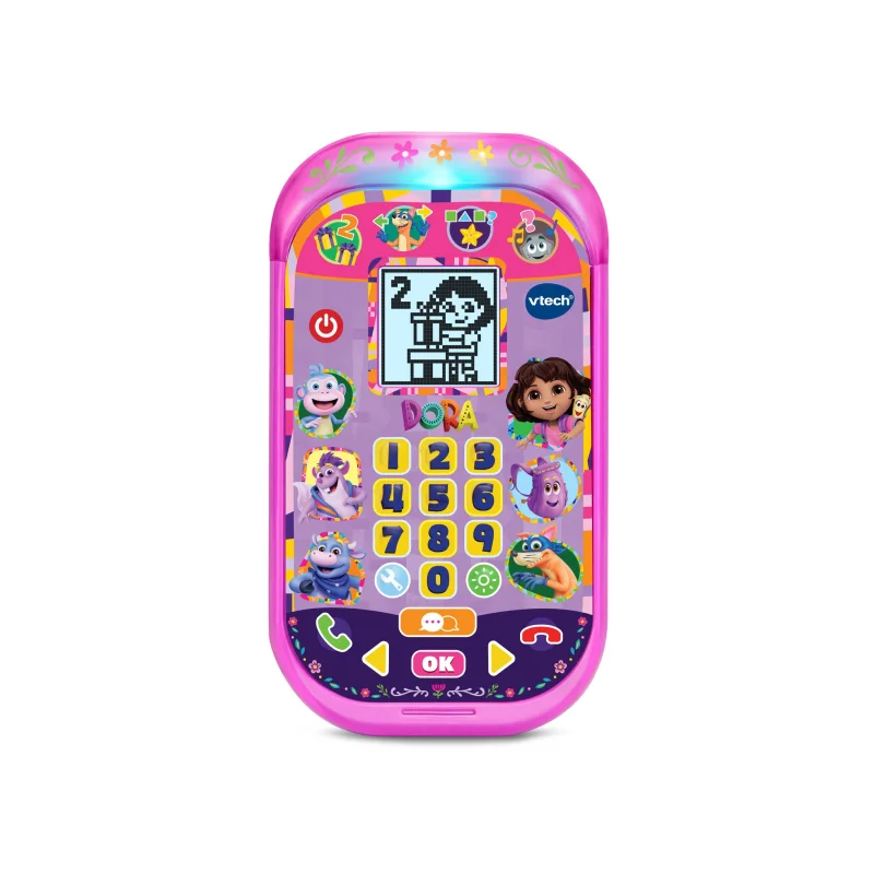 VTech Dora Adventure Calls Learning Phone with Interactive Bilingual Play