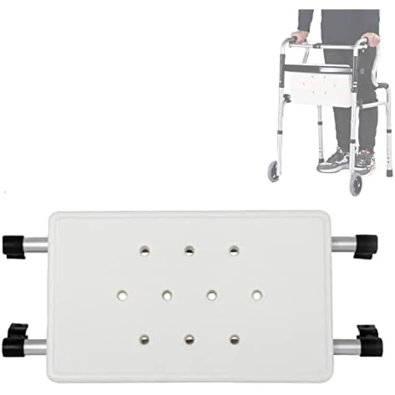 Walker Rest Seat for Attachable Seat Folding Walker, Maximum Weight Capacity of 250 Pounds, 20" L x 7.9" W (A)