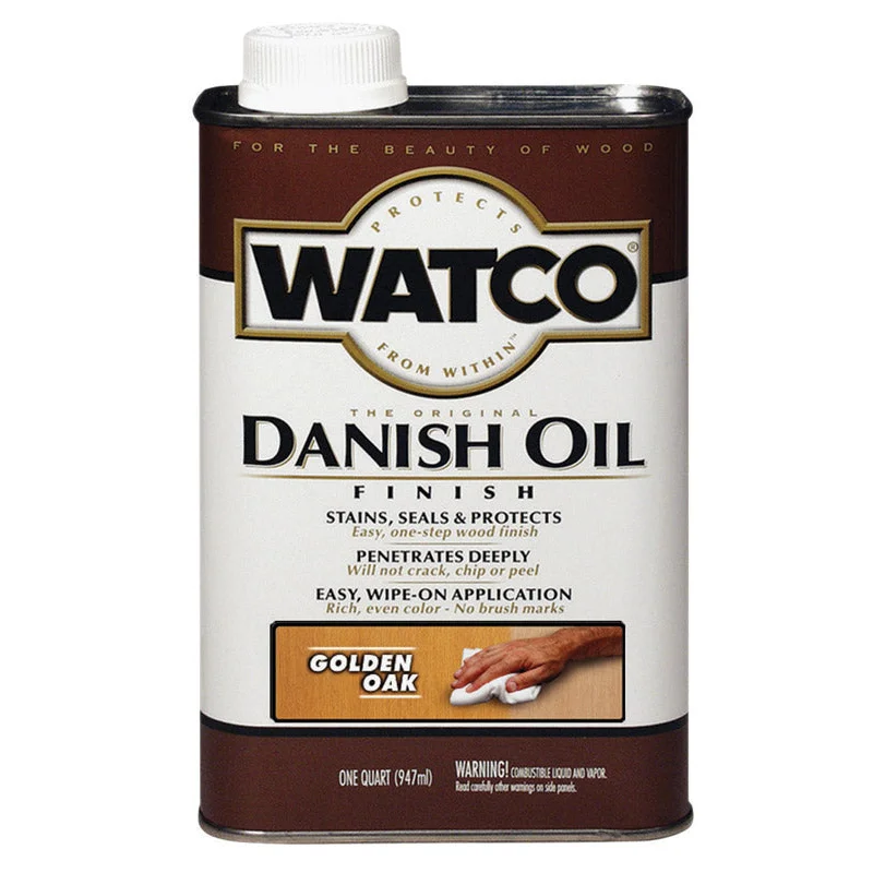 WATCO Transparent Golden Oak Oil-Based Danish Oil 1 qt