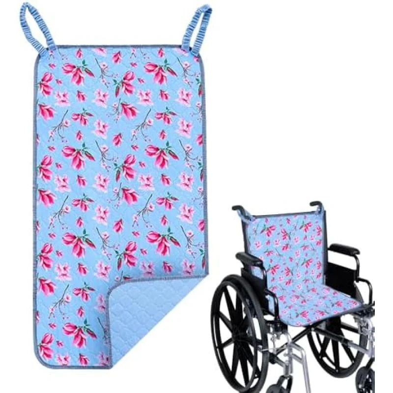 Waterproof Highly Absorbent Incontinence Wheelchair Pads for Elderly (Sky Blue)