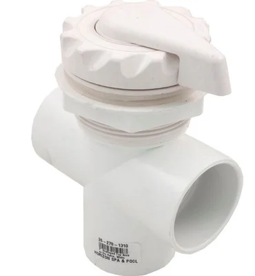 Waterway 2 Inch Scalloped 2-Port Diverter Valve 600-3050 White