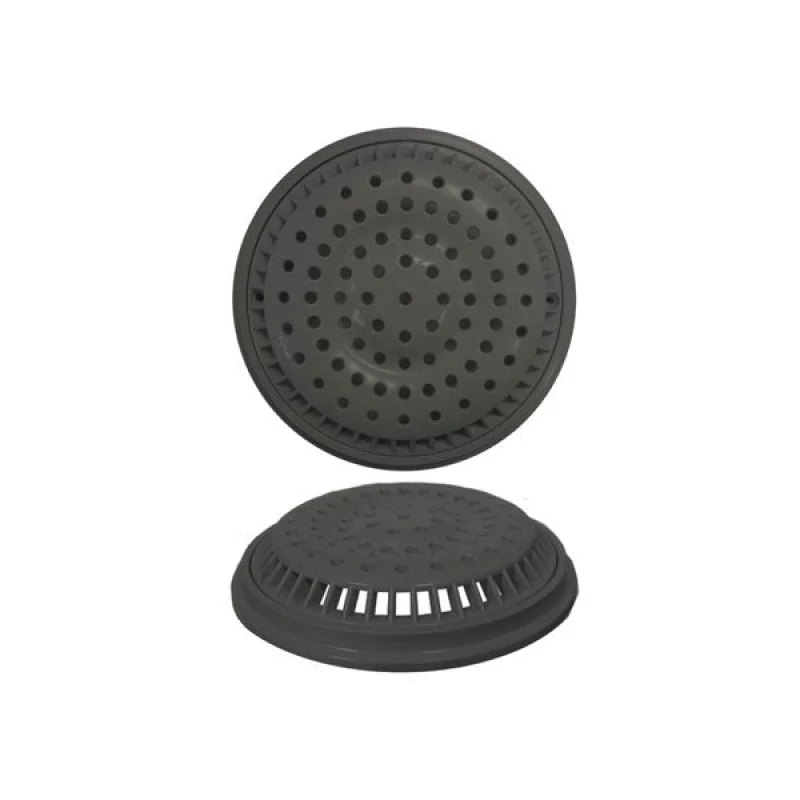 Waterway 8" Anti-Vortex Main Drain Cover and Frame Black | 640-2311BV