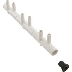 Waterway Plastics 6 Port3/8″Sbx2 3/4″Sb Manifold(Cutt-Off) Assy | 672-6970