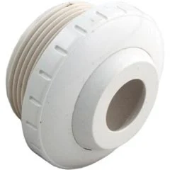 Waterway Plastics Eyeball Fitting, WW, 1-1/2″mpt, 2-3/8″fd, 3/4″Orifice, White | 400-1410DB