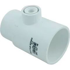 Waterway Plastics Tee, 2″ Spigot x 2″ Slip x 3/8″ Female Pipe Thread | 413-2180
