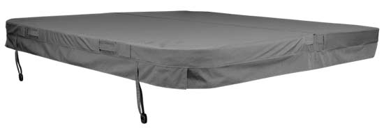 Arctic Spas SKIN-GREY-CB-8FT Canvas Back Weather Shield Cover SKIN, 8' Grey