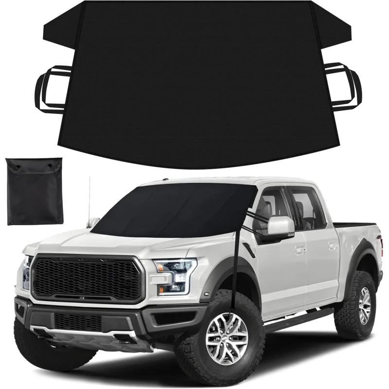 Windshield Snow Cover XL 74"x43" | EcoNour 600D Waterproof