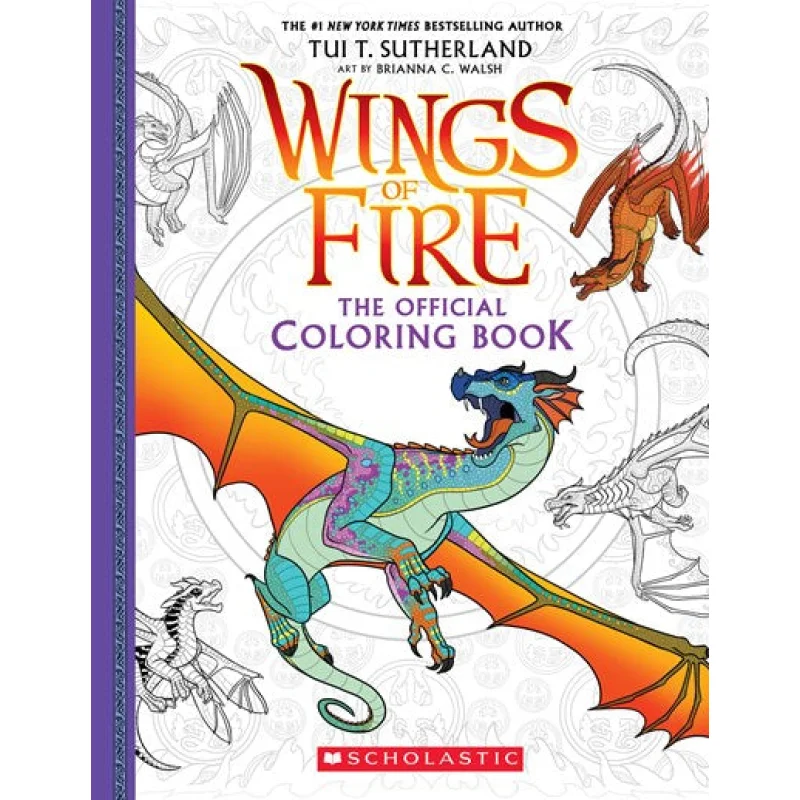 Wings of Fire Official Coloring Book - Deluxe Paperback Edition
