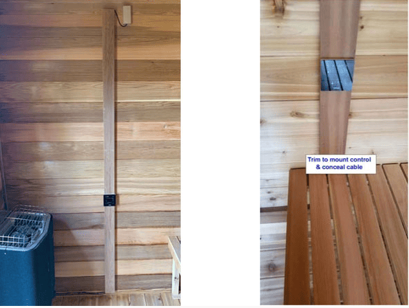 Leisurecraft - Trim to cover low voltage wire