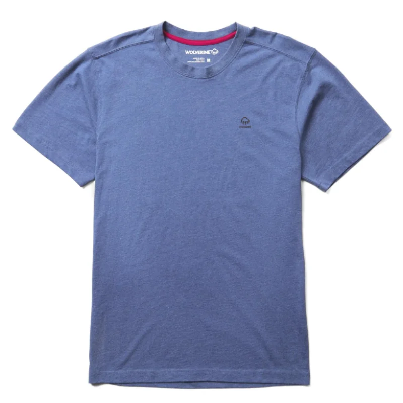Wolverine Men's Classic Short Sleeve Graphic Tee (Vint Indigo) Size L