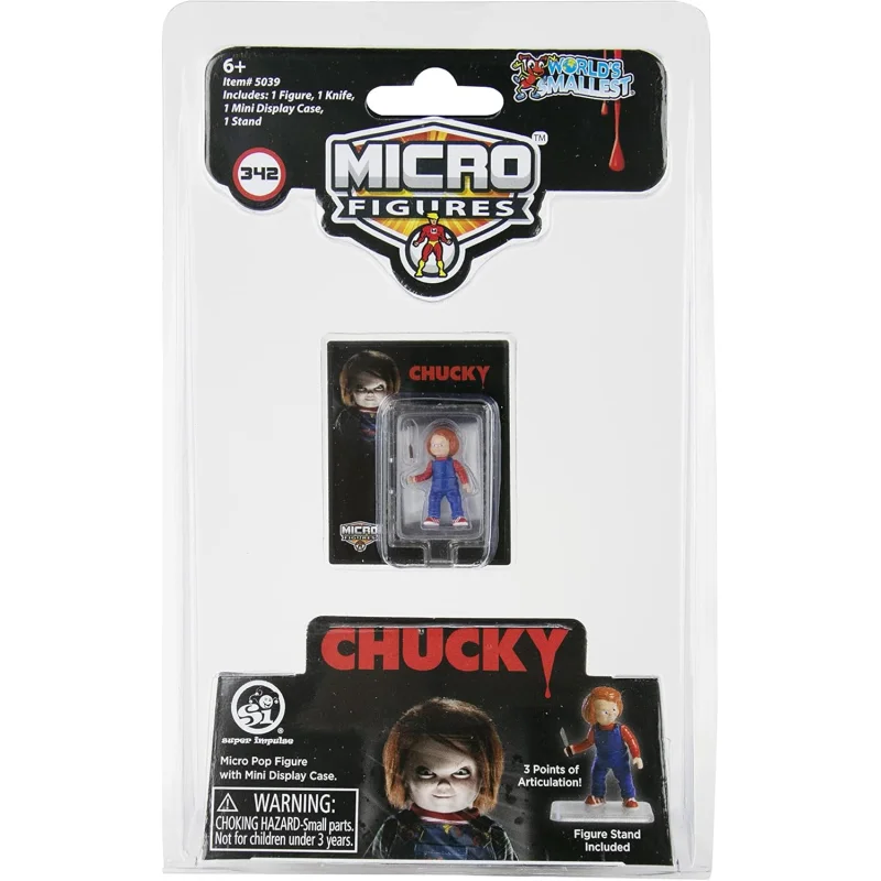 World's Smallest - Micro Figures Horror (Assorted. Sold Separately)