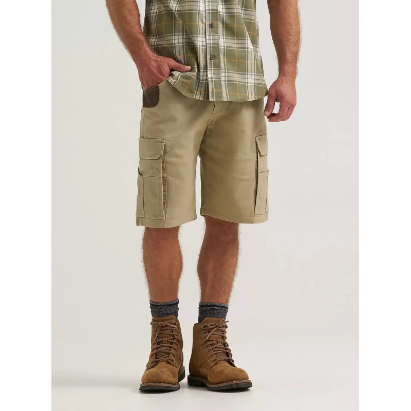 Wrangler RIGGS Workwear Performance Canvas Ranger Cargo Short (Khaki) Size 30