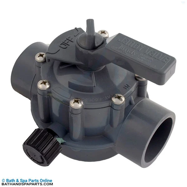 Zodiac/Jandy 1-1/2″ Pos Seal 2 Way Gray Diverter Valve (1157)